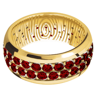 18K Yellow Gold + Polish , Polish Finish