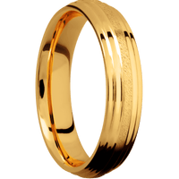 22K Yellow Gold + Anglestone , Polish Finish
