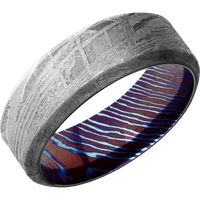 Meteorite + None Finish + Titanium Damascus