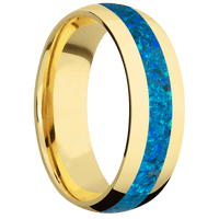 10K Yellow Gold + Polish Finish