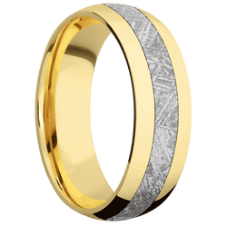 18K Yellow Gold + Polish Finish