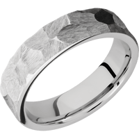 14K White Gold + Rock Finish