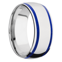 18K White Gold + Polish Finish