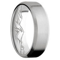 10K White Gold + Anglesatin , Satin Finish