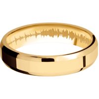 14K Yellow Gold + Polish , Polish Finish