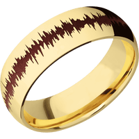 10K Yellow Gold + Polish Finish