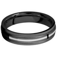 Zirconium + Polish , Satin Finish