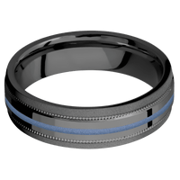 Zirconium + Polish , Bead Finish