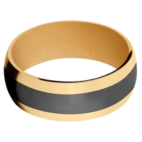 Zirconium + Bead Finish + Gold