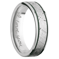 14K White Gold + Polish Finish