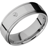 Titanium + Polish , Satin Finish