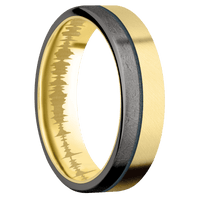 14K Yellow Gold + Anglesatin Finish