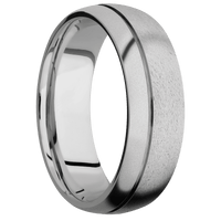 Titanium + Stone , Bead Finish