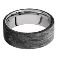 Forged Carbon Fiber + None Finish + 14K White Gold