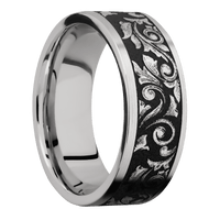 10K White Gold + Satin Finish
