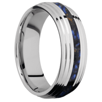 14K White Gold + Polish , Polish Finish