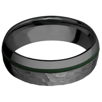 Zirconium + Hammer , Polish Finish