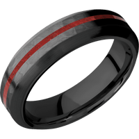 Zirconium + Hammer , Satin Finish