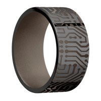 Zirconium + Polish Finish + Chocolate Brown