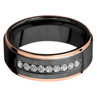 Zirconium + Rockpolish , Polish Finish
