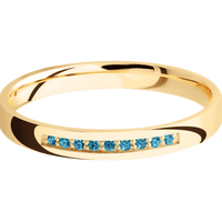 10K Yellow Gold + Polish Finish