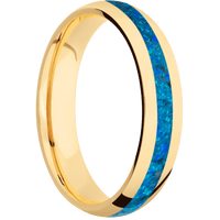 10K Yellow Gold + Polish Finish