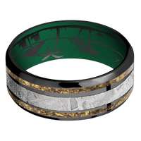 Zirconium + Polish , Polish Finish + Green