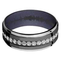 Zirconium + Polish , Polish Finish + Crushed Orchid