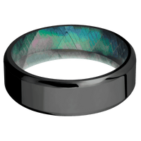 Zirconium + Polish , Polish Finish + Black Mother of Pearl