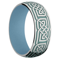 Titanium + Polish Finish + Polar Blue