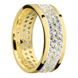 14K Yellow Gold + Polish Finish