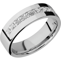10K White Gold + Polish Finish