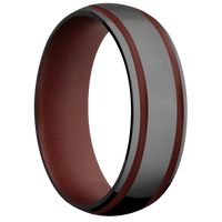 Zirconium + Polish Finish + Crimson