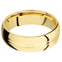 18K Yellow Gold + Polish , Polish Finish