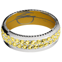 Titanium + Polish Finish + Metallic Yellow