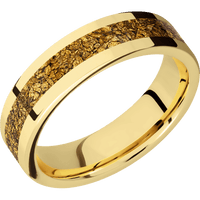 18K Yellow Gold + Polish Finish