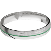 10K White Gold + Polish Finish