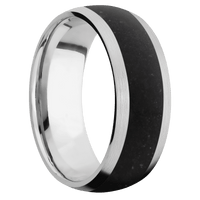 14K White Gold + Satin Finish