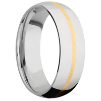 14K White Gold + Polish Finish