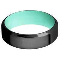 Zirconium + Anglesatin , Polish Finish + Robins Egg Blue
