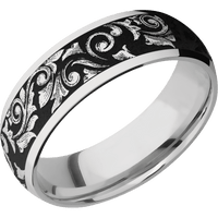 14K White Gold + Polish Finish