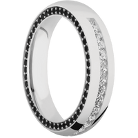 14K White Gold + Polish Finish