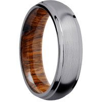 Tantalum + Satin , Polish Finish + Desert Iron Wood