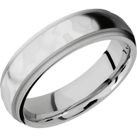 14K White Gold + Rockpolish , Bead Finish
