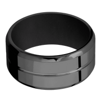 Zirconium + Polish , Polish Finish + Black