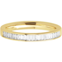 14K Yellow Gold band with 31 Baguette Lab Grown Diamond having TCW-.62