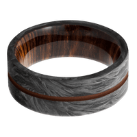 Forged Carbon Fiber + None Finish + Cocobolo