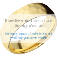 14K Yellow Gold + Rockpolish Finish