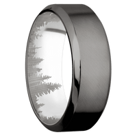 Tantalum Noir + Anglesatin , Polish Finish + Platinum