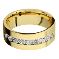 10K Yellow Gold + Anglesatin Finish